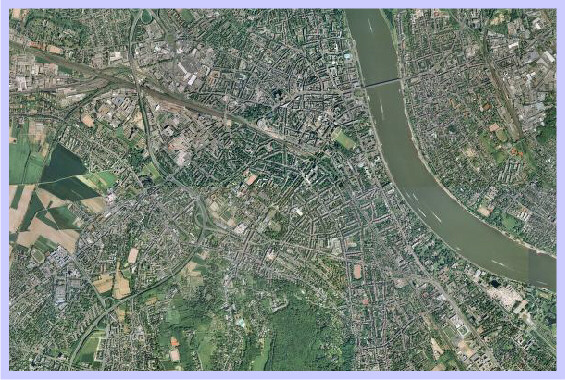 Bonn, aus der Sicht einer Friedenstaube